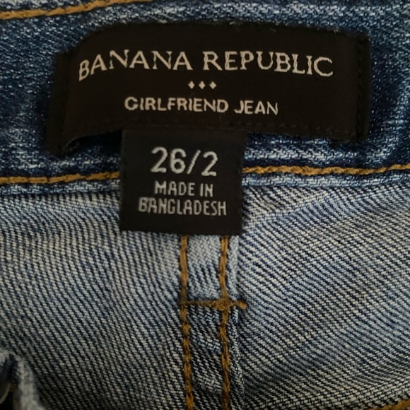 BANANA REPUBLIC Relaxed Classic Denim Women’s 26/2 Girlfriend Jeans - Picture 5 of 12